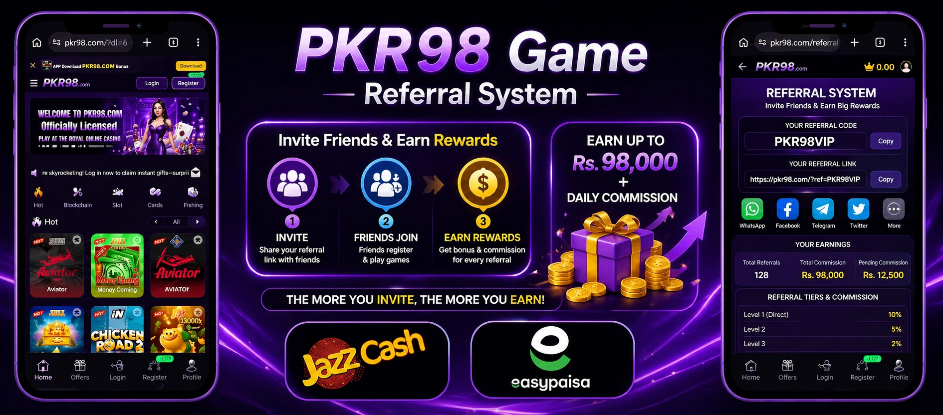 PKR98 Game Referral System